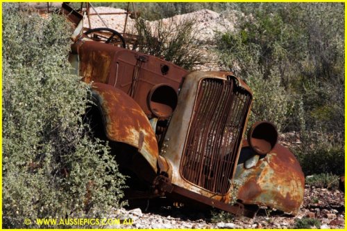 Decaying vehicles at Lightning Rige