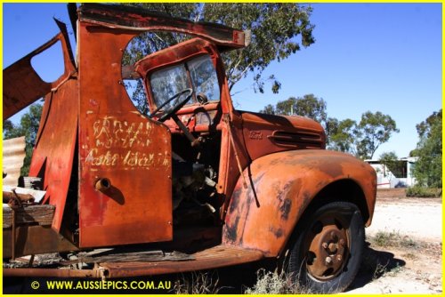 Decaying vehicles at Lightning Rige