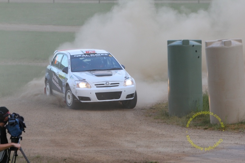 Ryan Smart and Rebecca Smart : Austrlian Rally Championships at Lardner Park