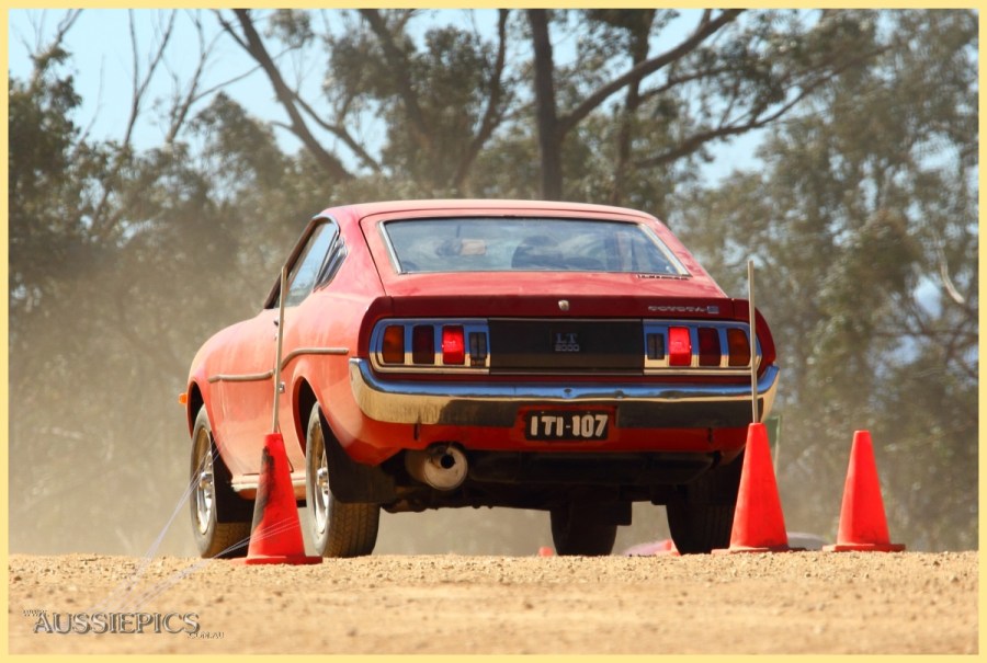 Motorkhana action at Boisdale, Sept 2012