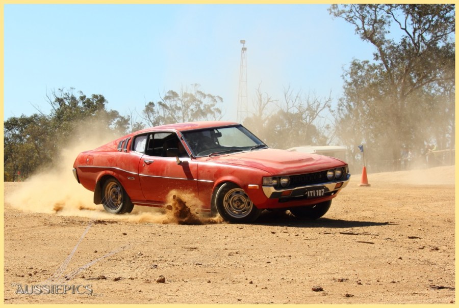 Motorkhana action at Boisdale, Sept 2012