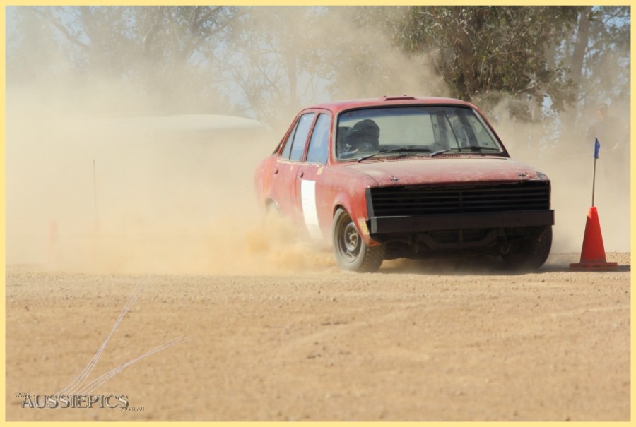 Motorkhana action at Boisdale, Sept 2012