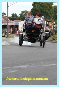 Dave and friend and Stanley Steamer