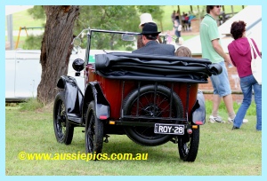 Colin in the Austin Colin in the Austin