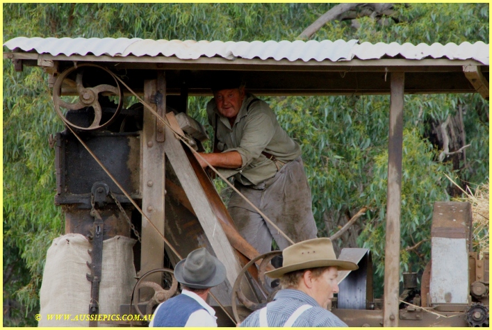 Clearing a block in the chaff cutter I think