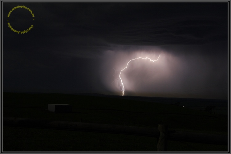 South Gippsland Lightning over toward Leongatha ..(ish)