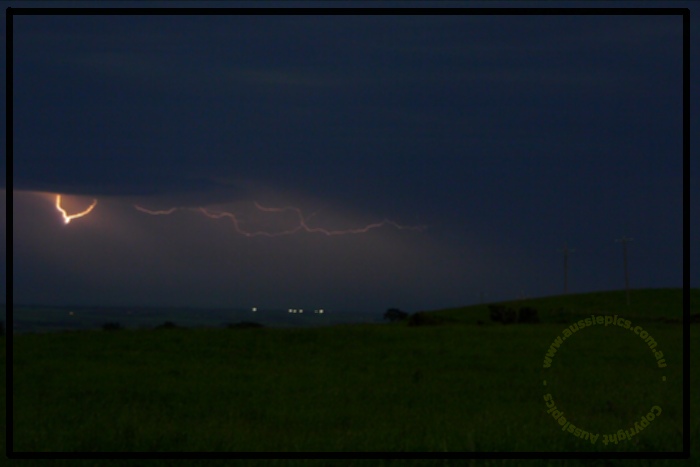 colours in this nights lightning.