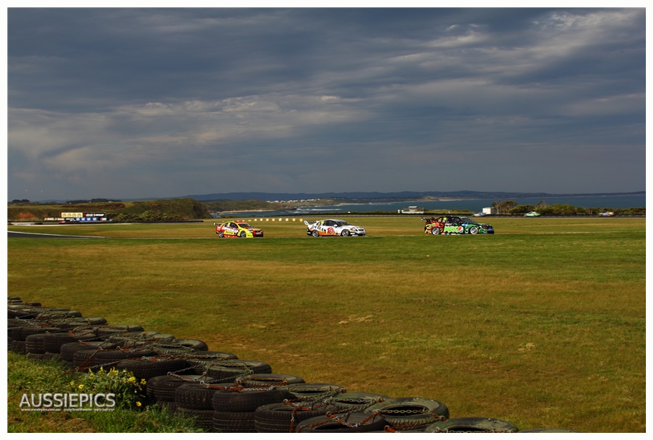 v8 Supercar shots from Phillip Island : Murph, Moff, and Russ