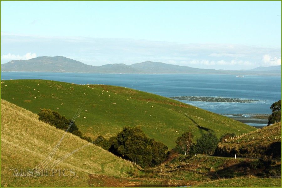 First shot of the waters, Wilsons Prom in the background.